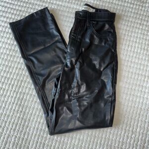 Abercrombie & Fitch Black Ultra High Rise Pants